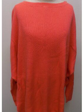 Maggiee Ribbed Poncho Sweater, Coral Color by Ted Baker